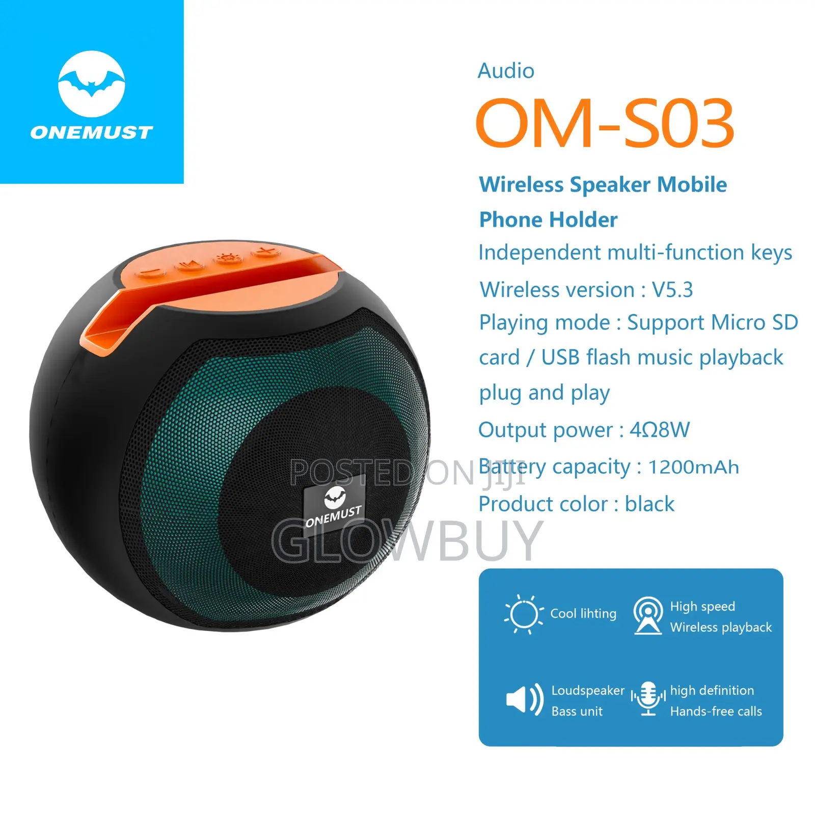 Onemust Om-S03 Wireless Speaker