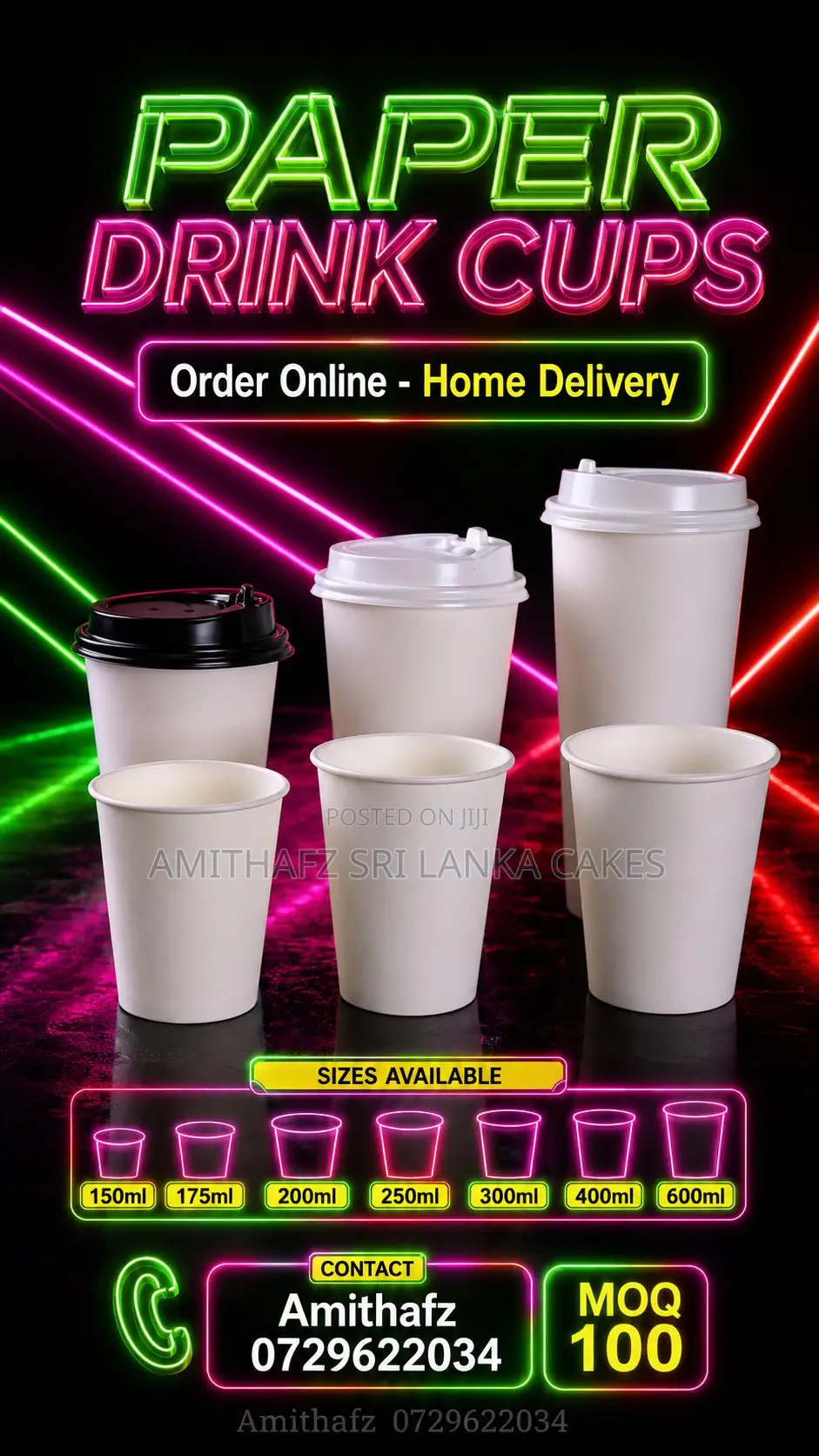 Paper Drink Cups – Wholesale Deal Premium Quality | Food Safe | Strong