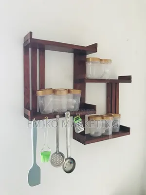 Wooden Spice Rack