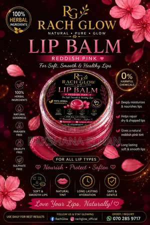 Reddish Pink Lipbalm