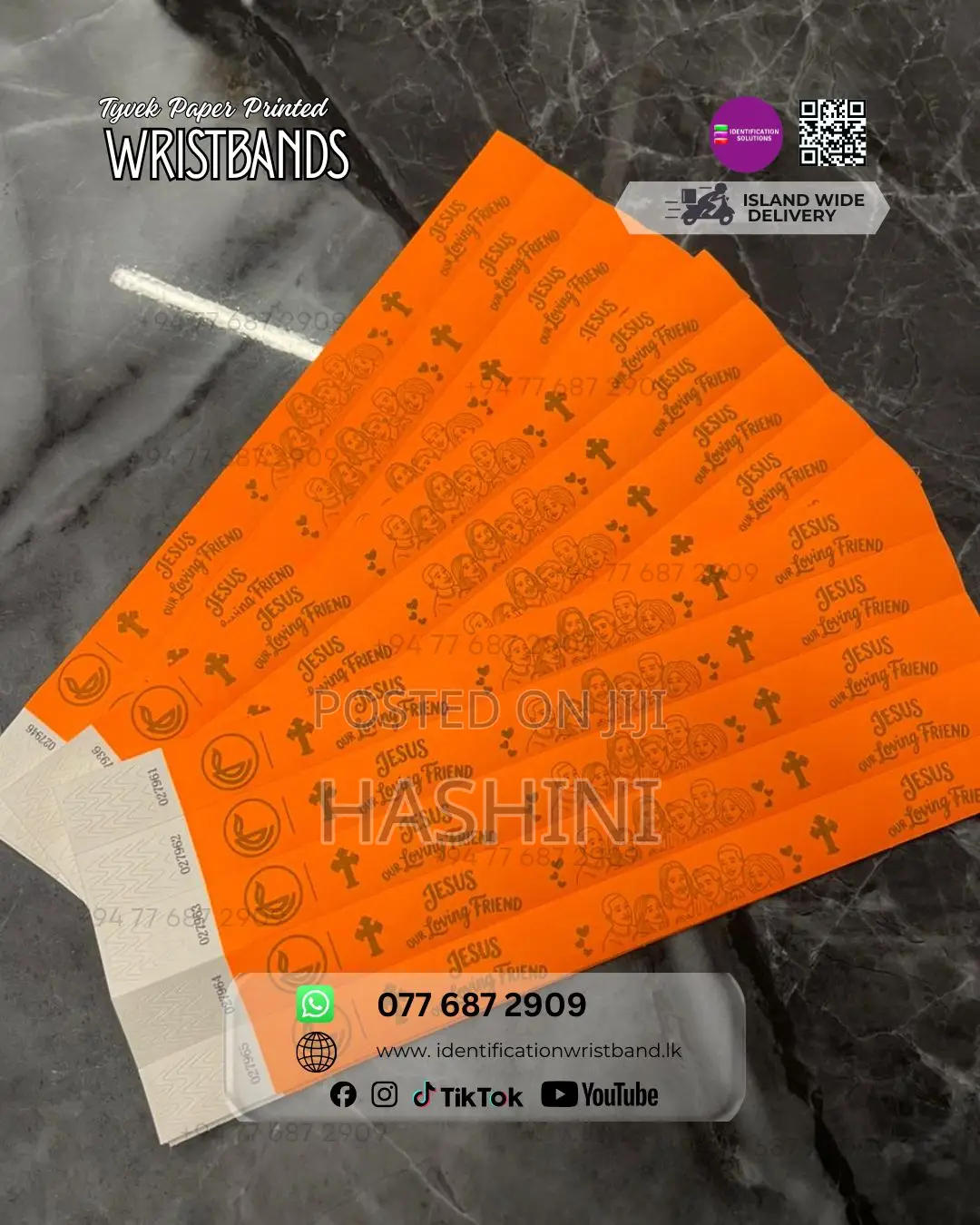 High-Quality Tyvek Wristbands