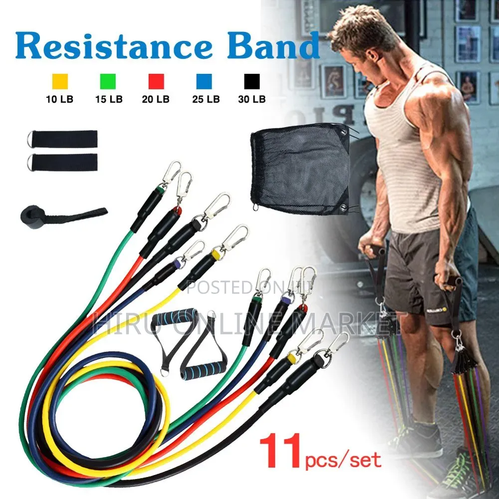 11 PCS Resistance Band Set