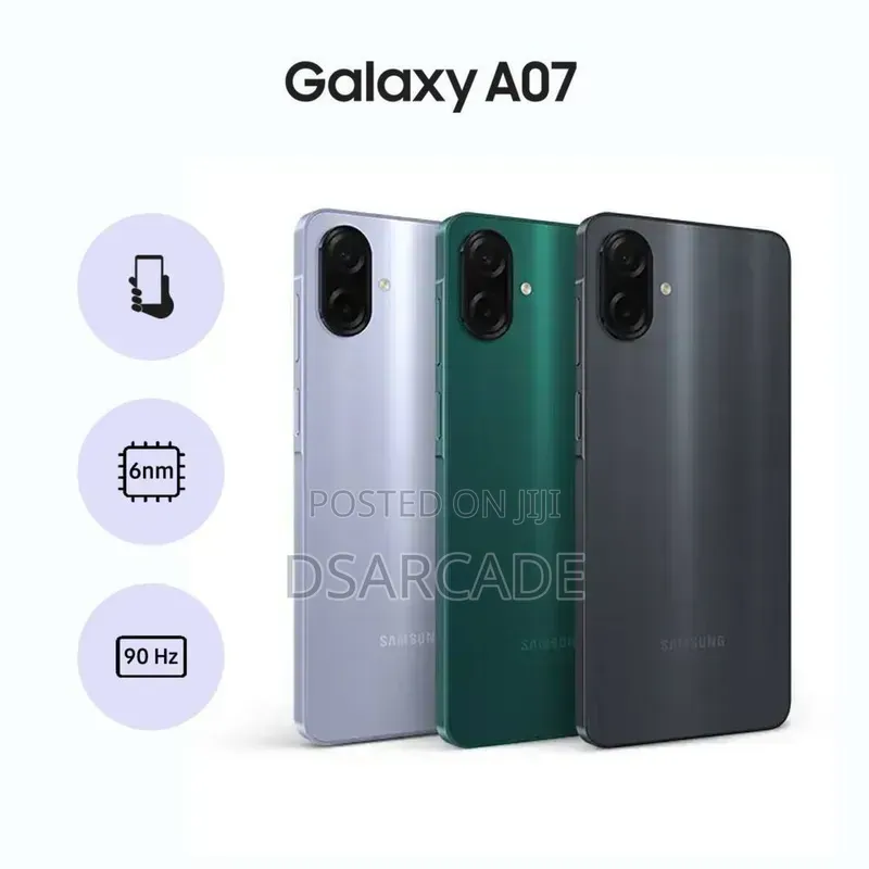 New Samsung Galaxy A07 4G 128 GB Black