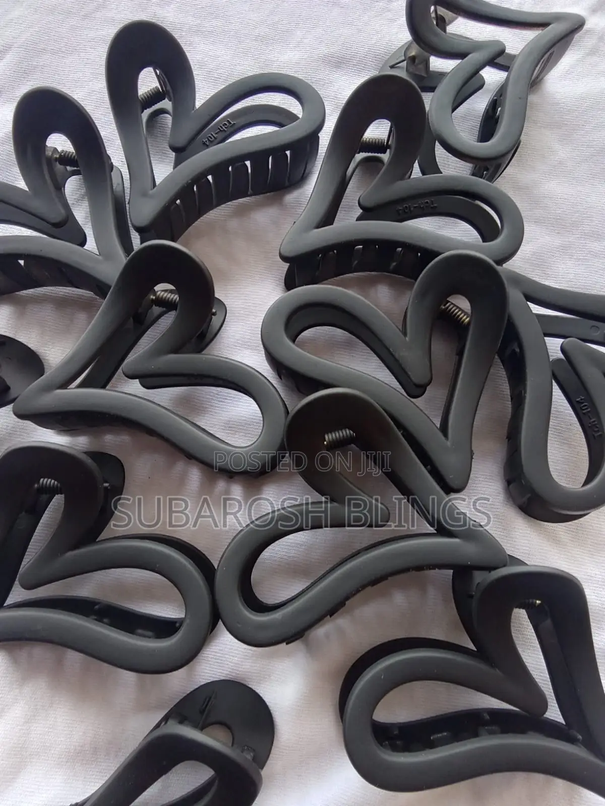 Korean Heart Shaped Claw Clips