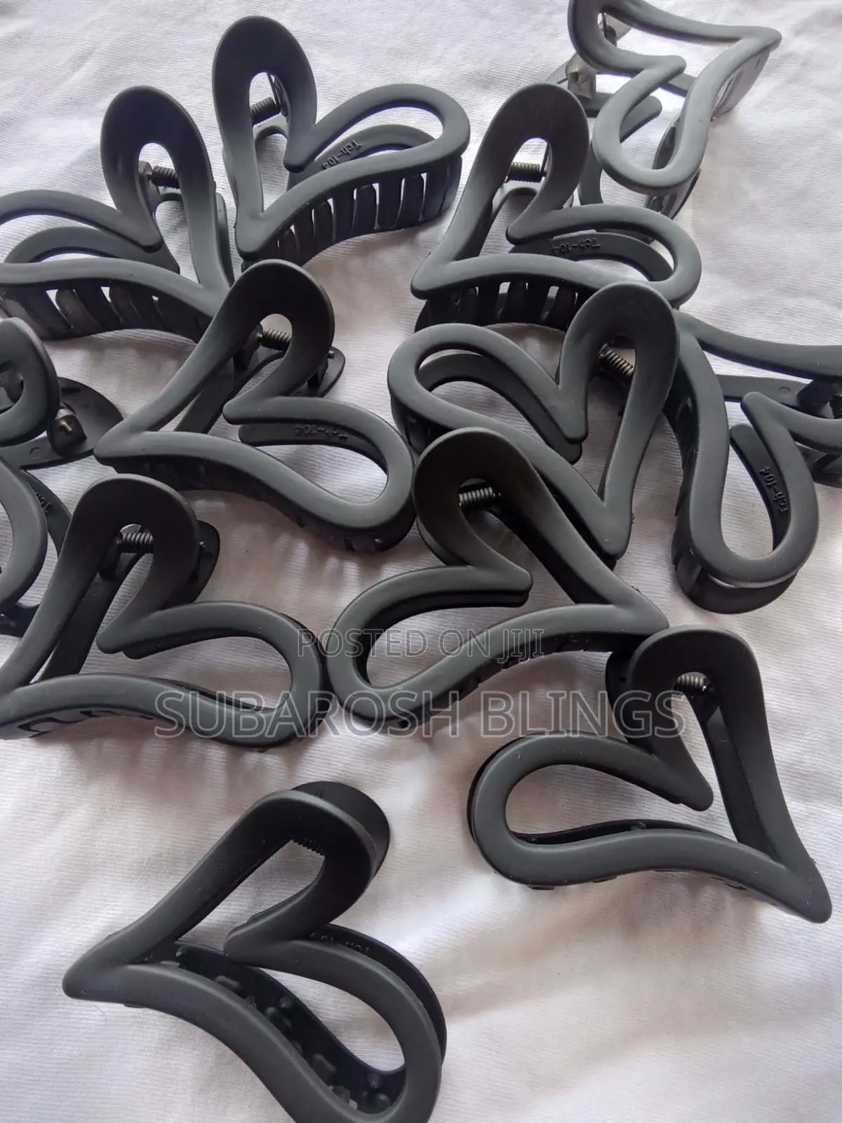 Korean Heart Shaped Claw Clips
