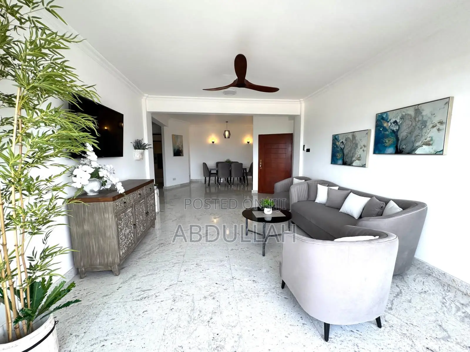 Furnished 3bdrm Apartment in Union Place for rent