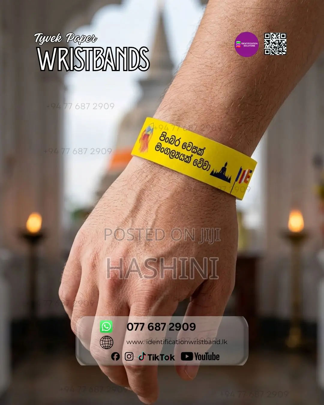 Et High-Quality Tyvek Wristbands Customized Just the Way You Want