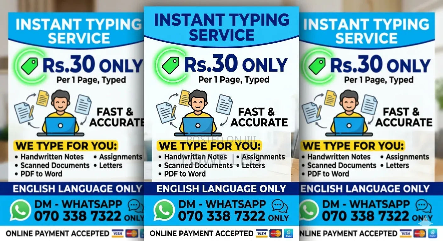 Professional Typing Word Processing Services – Fast Accurate,