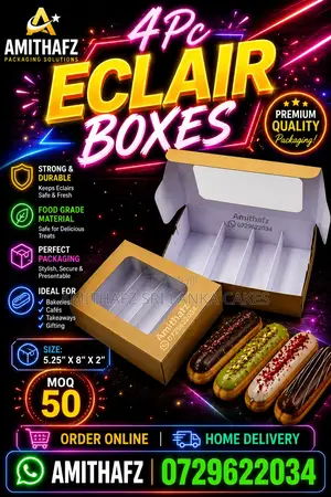 Éclair Box | එක්ලෙයාර් බොක්ස් | 4 எக்லேர் பாக்ஸ் Sri Lanka