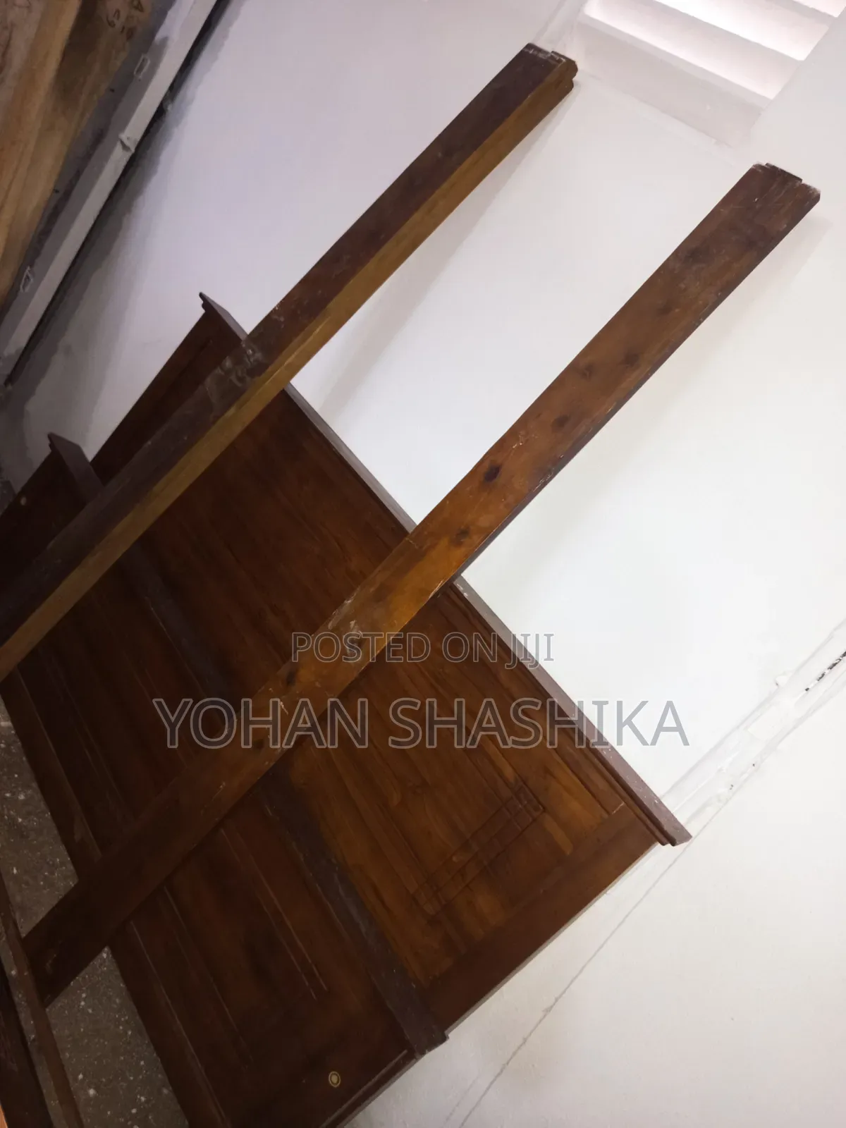 ​Wooden Double Bed With Mattress for Sale