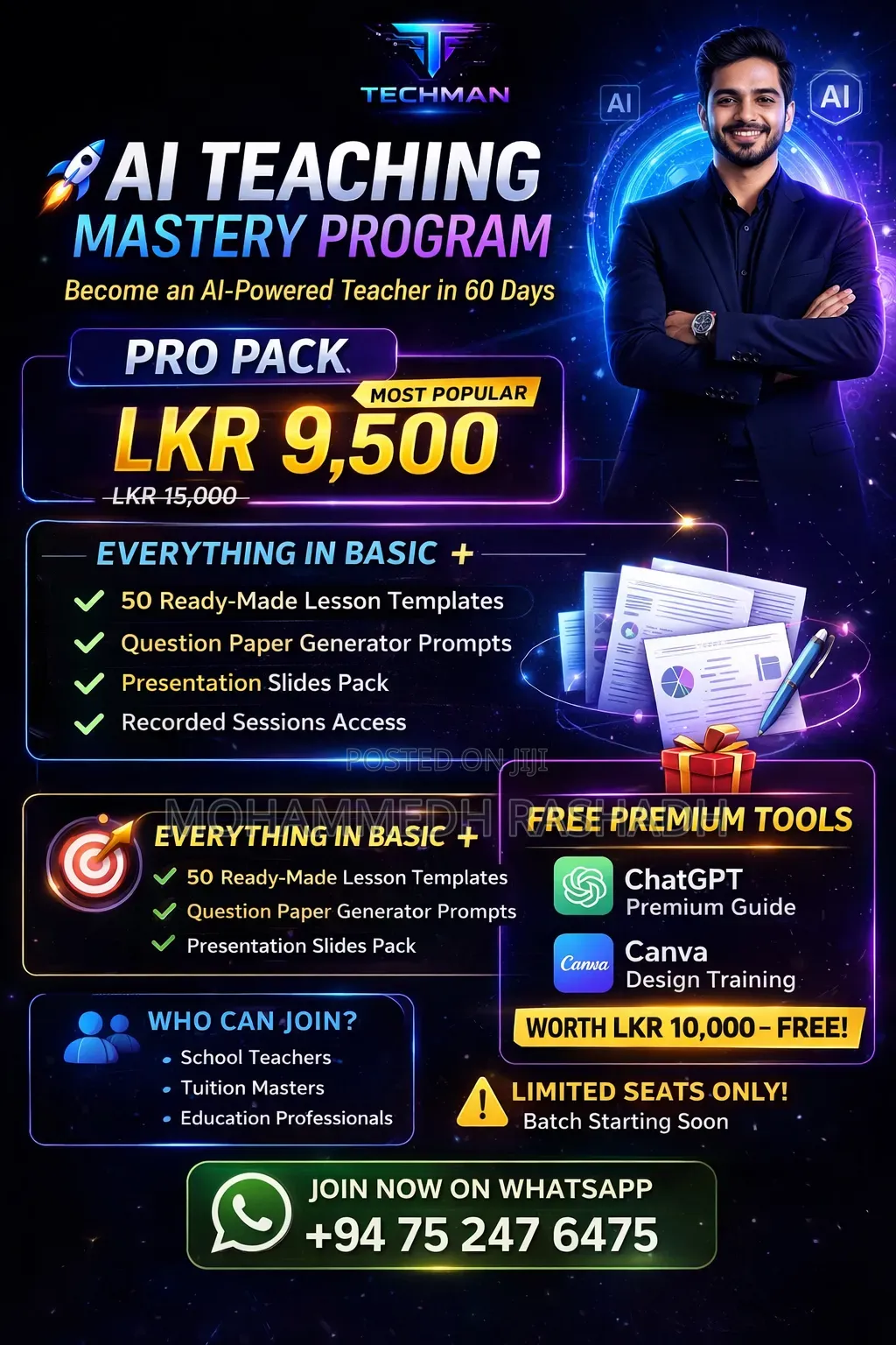 Teach Man Aura Marketing Service