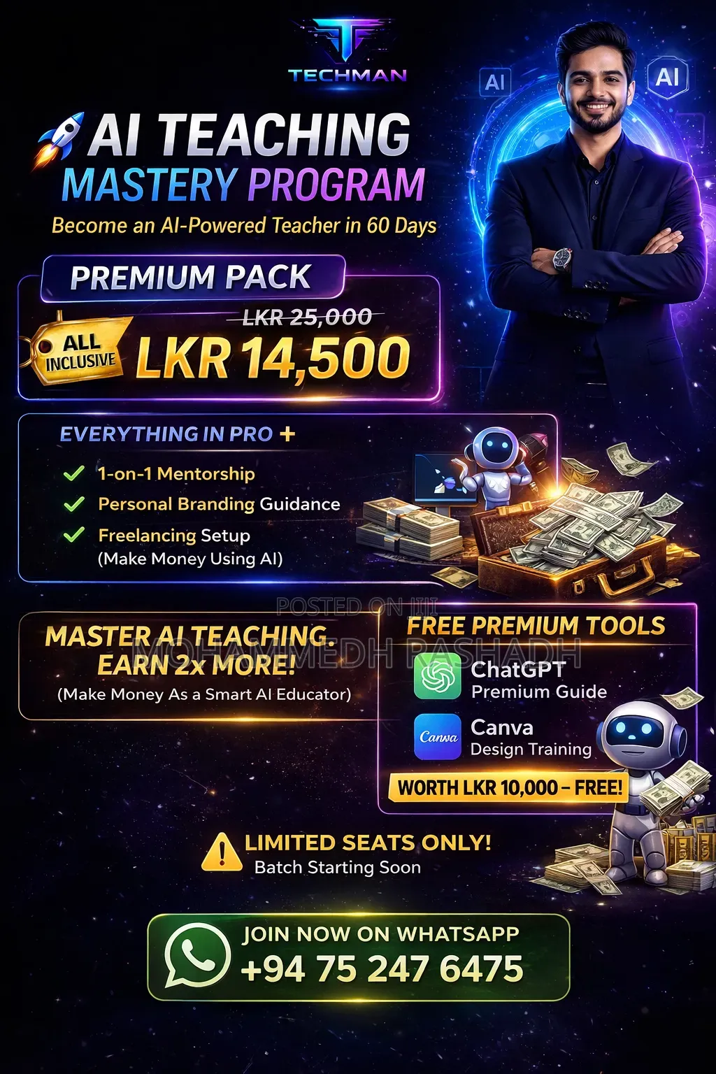 Teach Man Aura Marketing Service