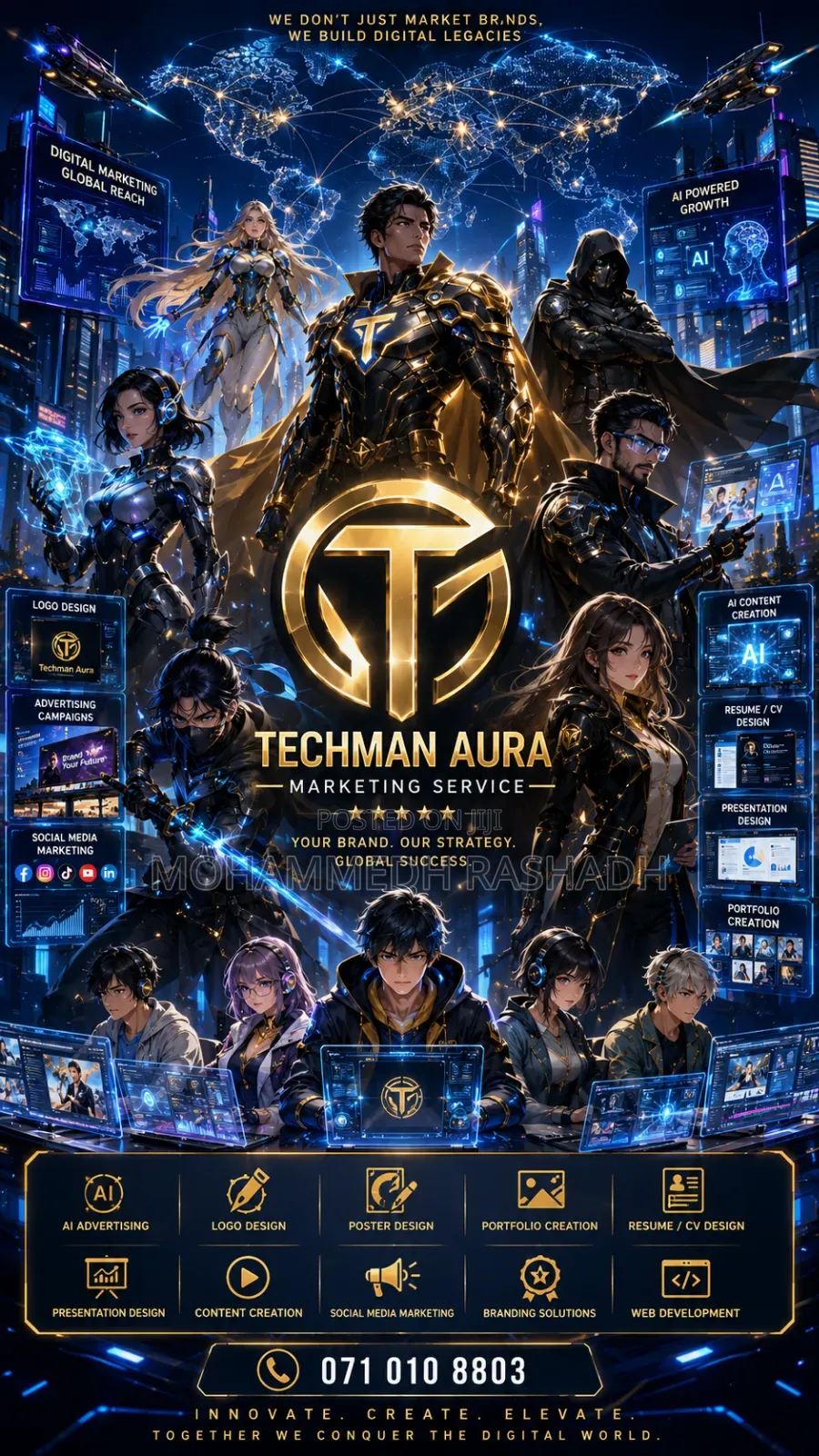Teach Man Aura Marketing Service