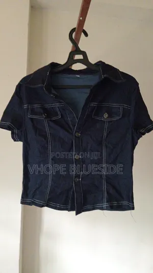 Denim Button Up Top