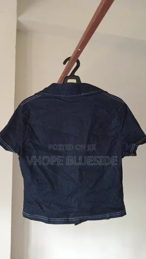 Denim Button Up Top