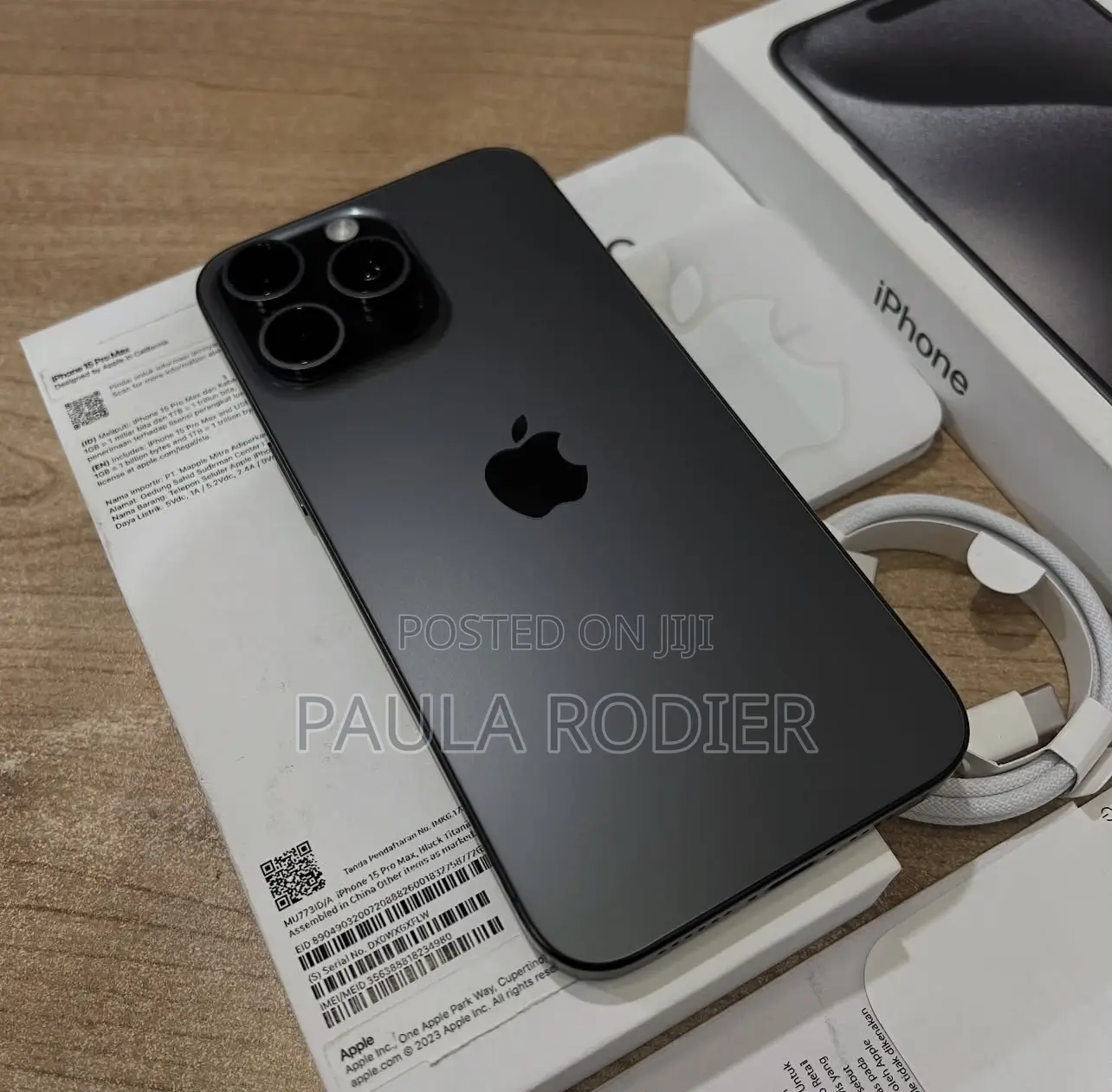 New Apple iPhone 15 Pro Max 1 TB Black
