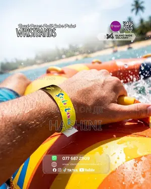 Full Color Tyvek Wristband
