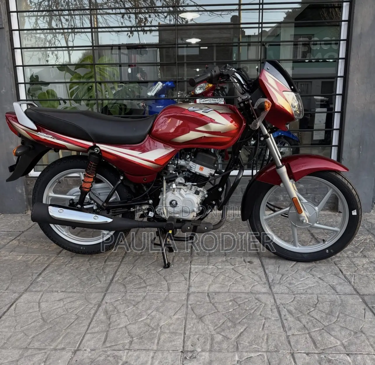 New Bajaj CT 100 2026 Red