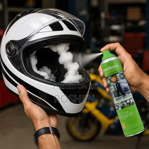 Helmet Cleaning Foam – Deep Cleaning Spray for Helmets Riding Gear