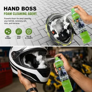 Helmet Cleaning Foam – Deep Cleaning Spray for Helmets Riding Gear