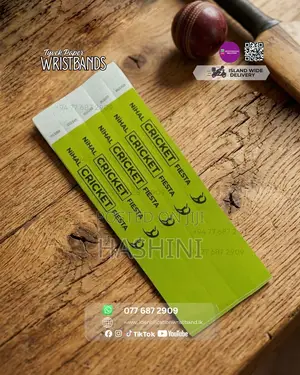 Custom-Printed Tyvek Wristbands