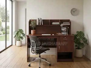 Durable Arpico Teak-Tone Study Table (4' X 1 3/4')