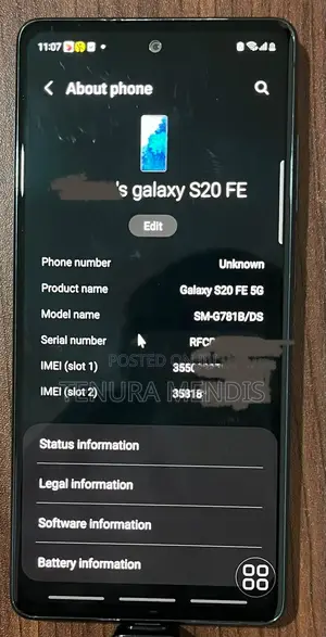 Samsung Galaxy S20 128 GB Blue