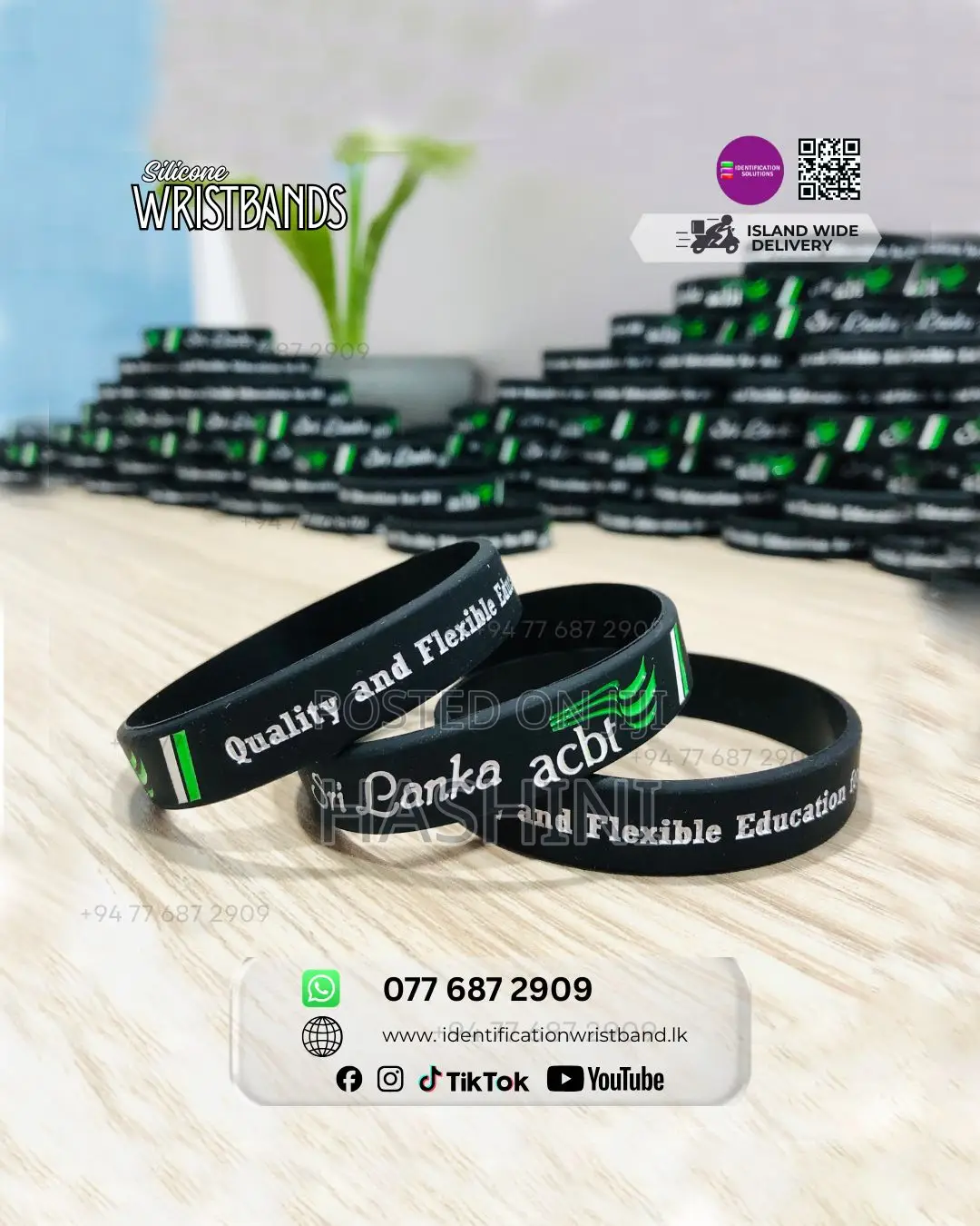 Wristbands Customized Just for You.