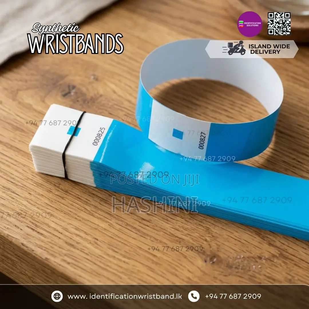 100% Waterproof Synthetic Wristbands!