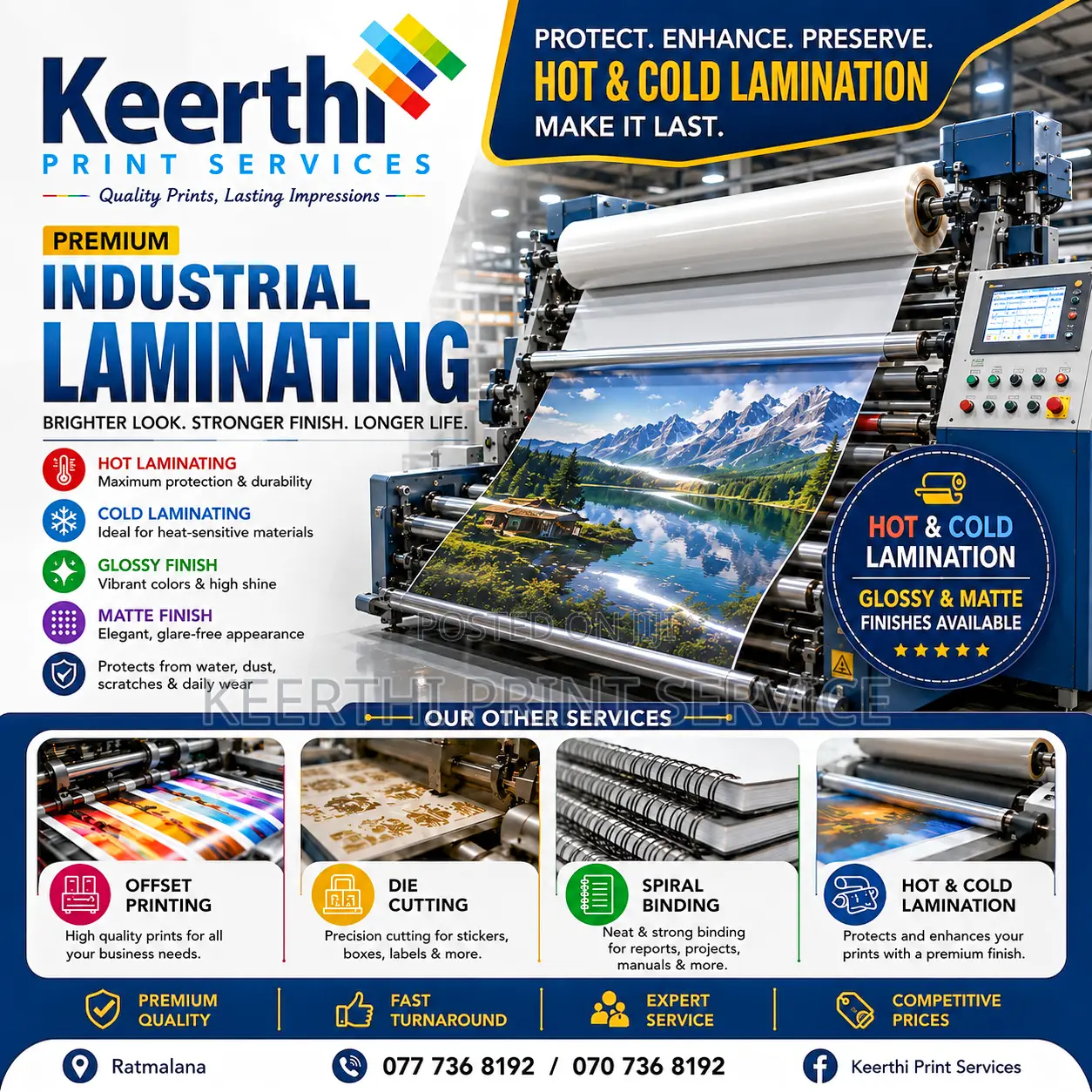 Premium Hot Cold Lamination Solutions