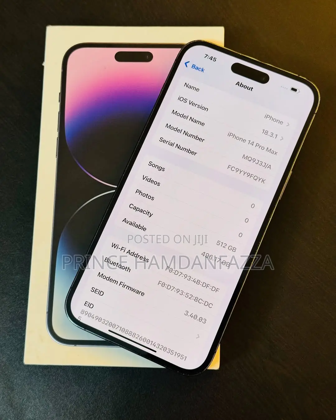 New Apple iPhone 14 512 GB Purple