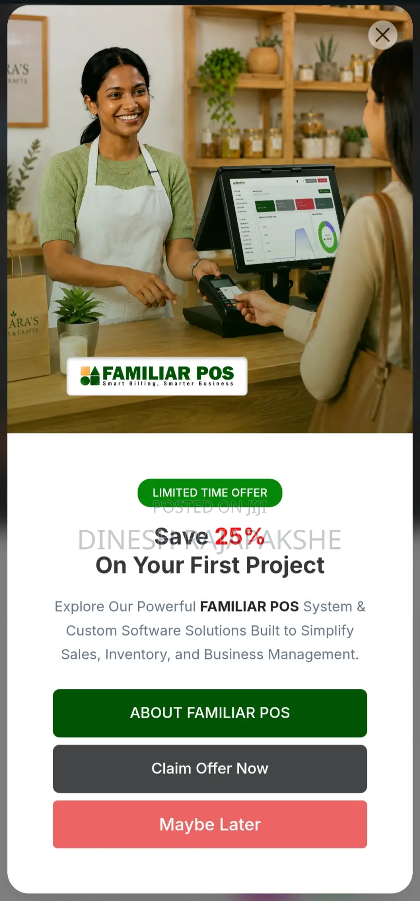 Familiar Pos System