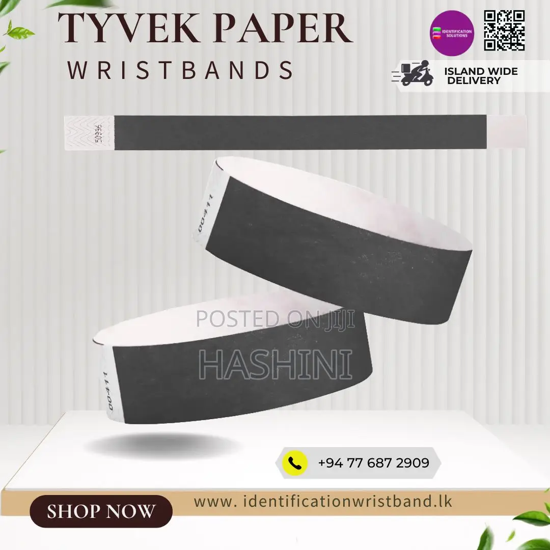 Tyvek Paper Wristband