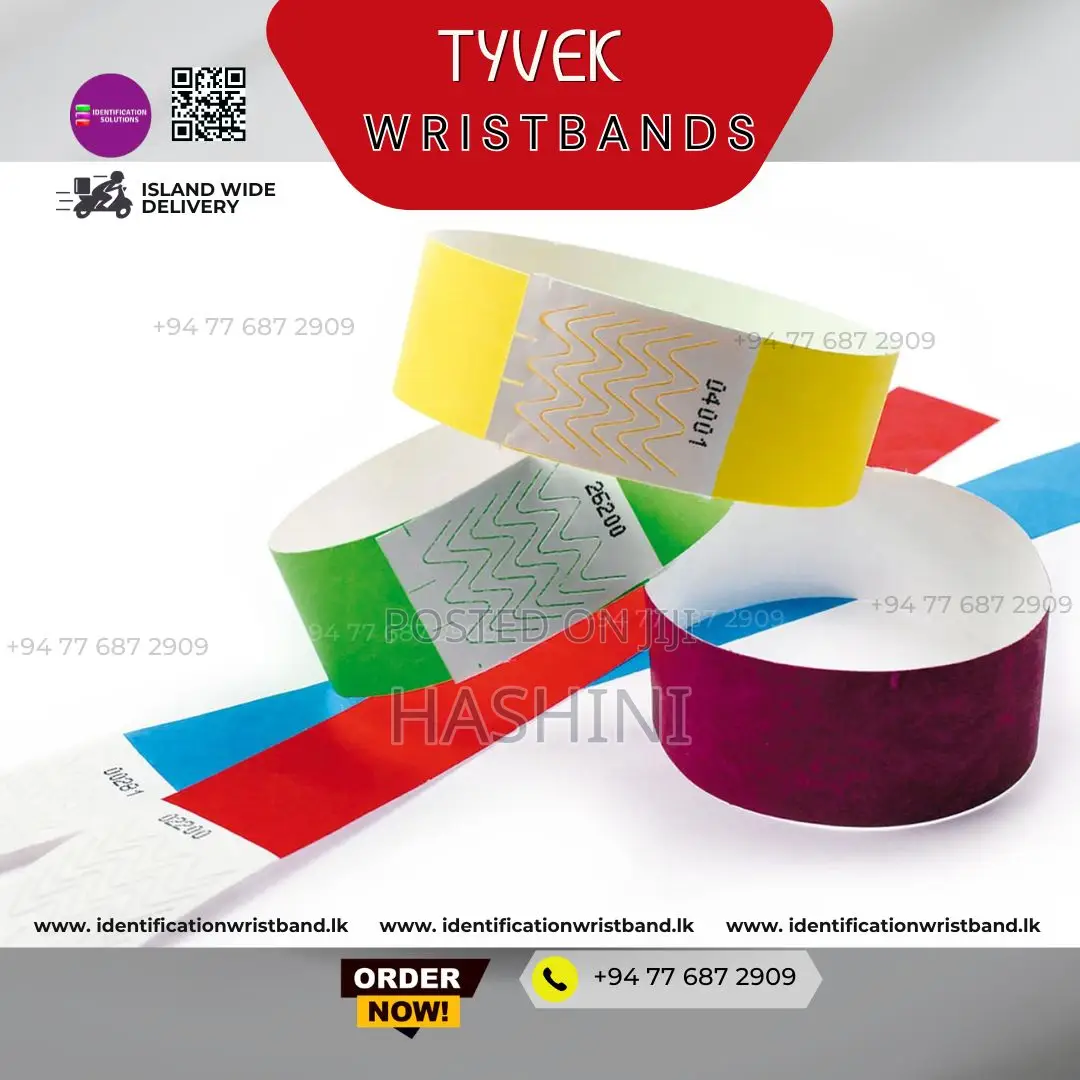 Tyvek Paper Wristband