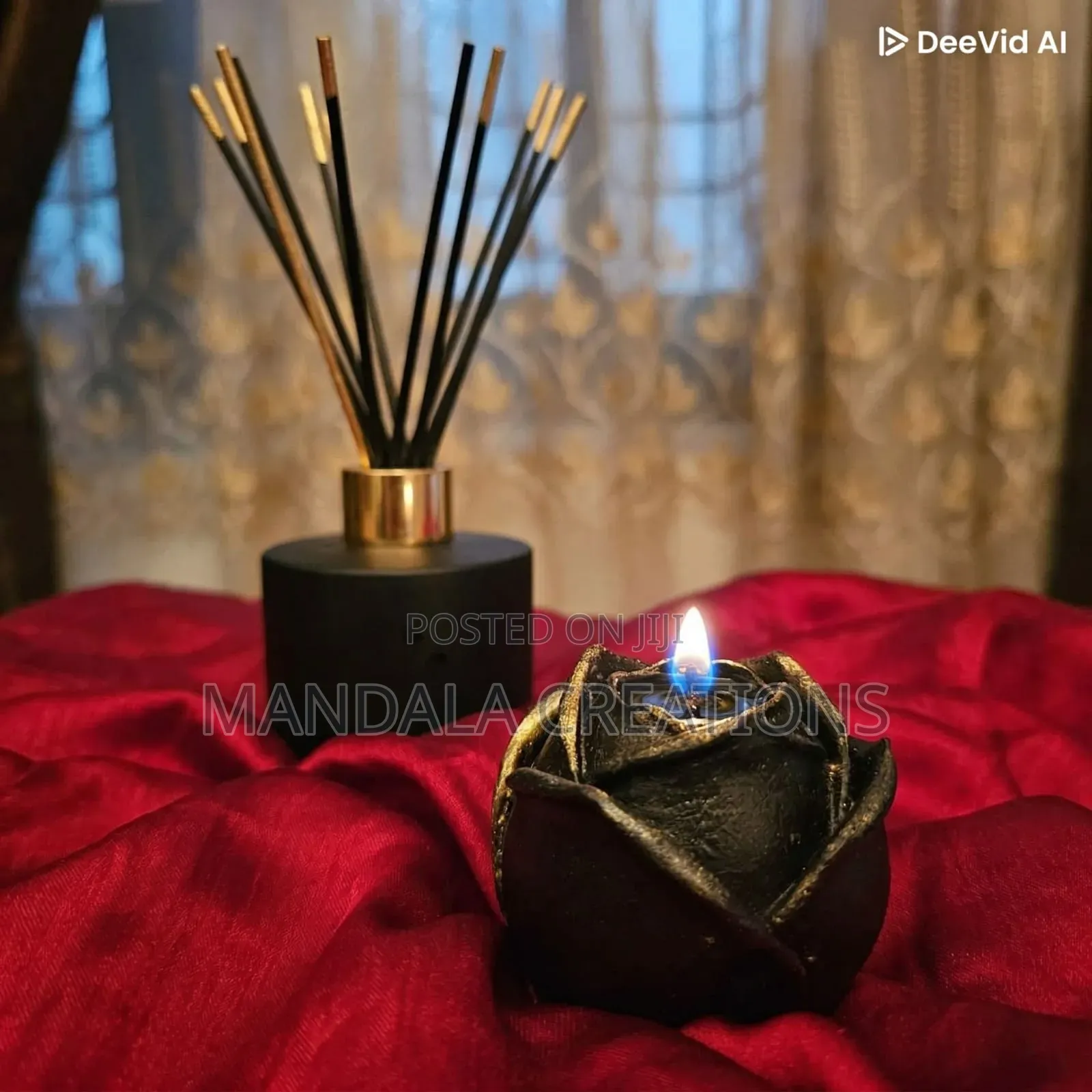 Flowers Candle