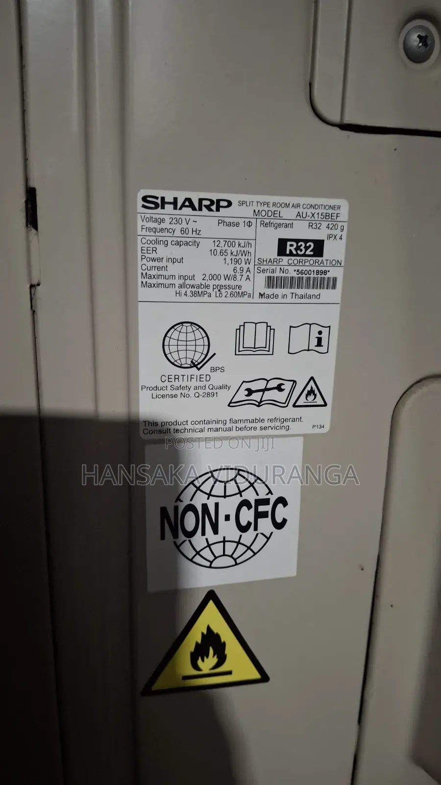 Sharp J Tech Inverter Air Conditioner
