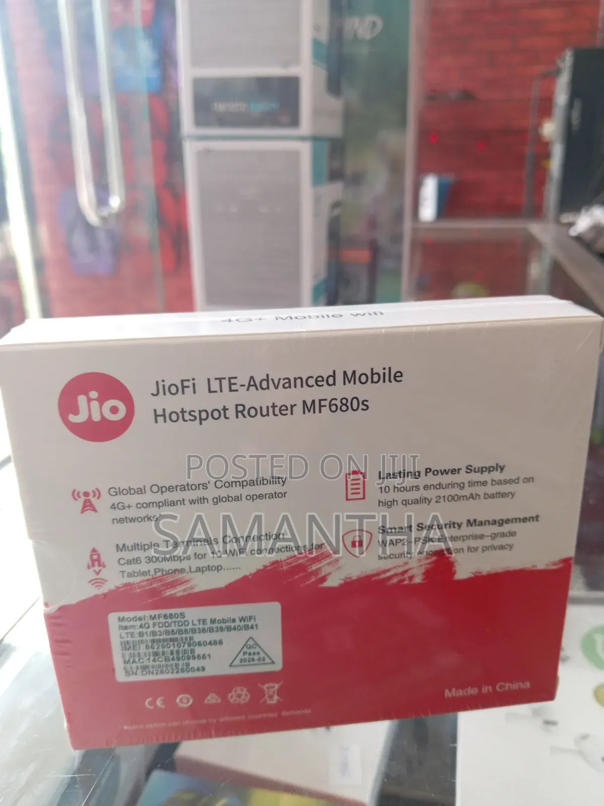 Jio 4g Poket Router