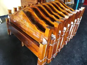 Teak arch bed full set