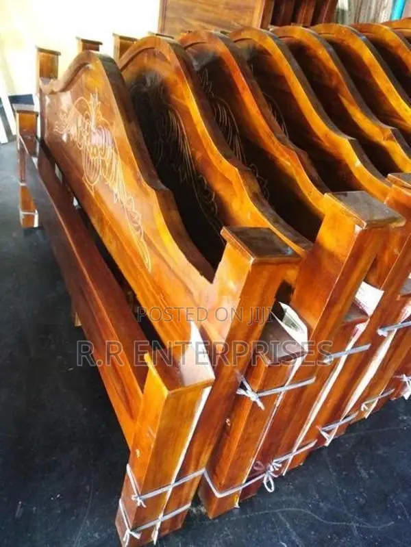 Teak arch bed full set