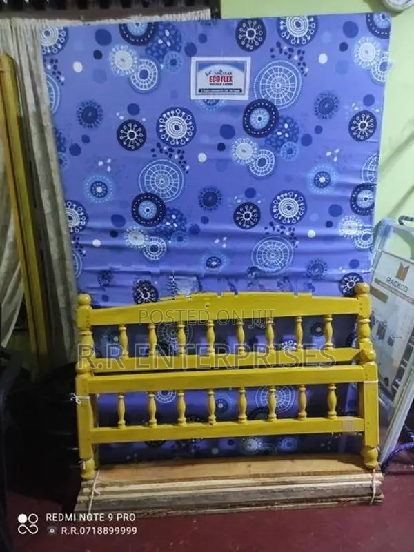 6*4 Actonia Double Bed with Mattresses (72*48)