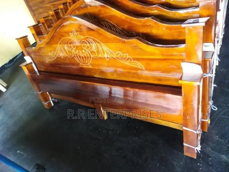 Teak arch bed full set