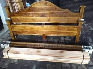 Teak Arch Bed 6×5 72x60