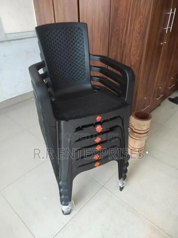 Phoenix Black Color Chair 6