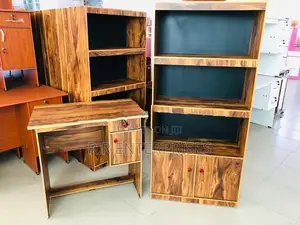 New Modern Melamine M Table with Book Rack
