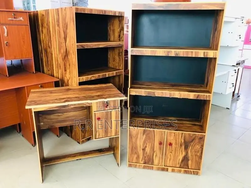 New Modern Melamine M Table with Book Rack