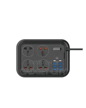 MOXOM Universal power cord 4 port with 6 USB MX-ST06