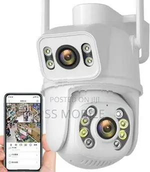 8MP PTZ Dual Lens Wifi AI Motion Tracking Camera