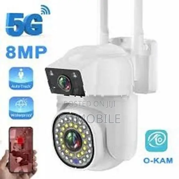 8MP PTZ Dual Lens Wifi AI Motion Tracking Camera