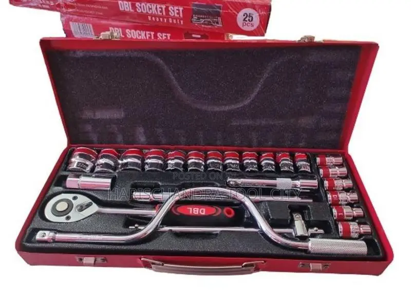 DBL Box Socket Set 25Pcs 1/2"