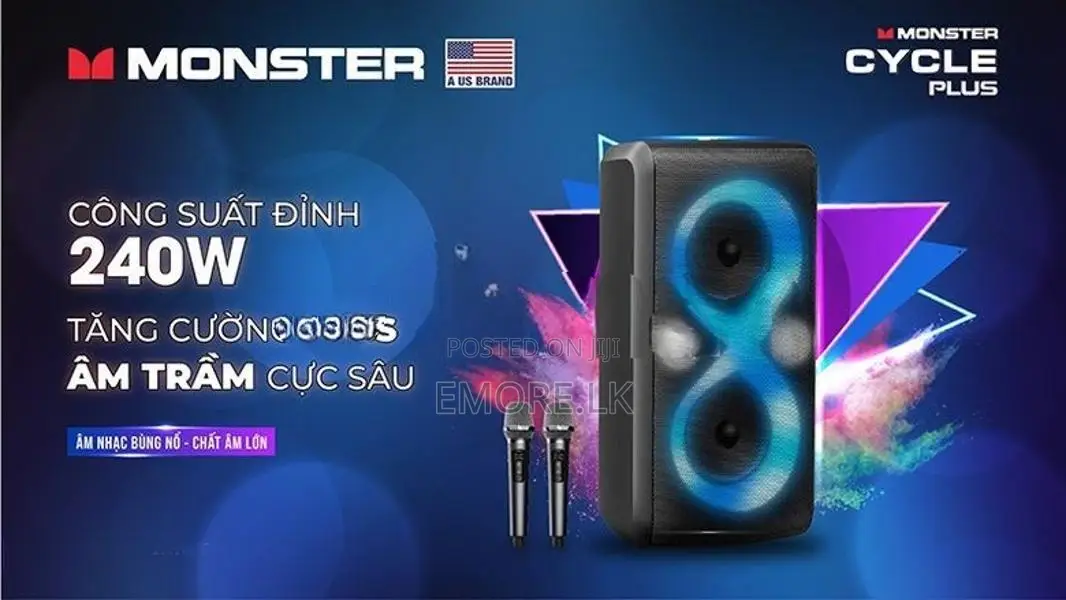 Monster Cycle Plus American Speaker